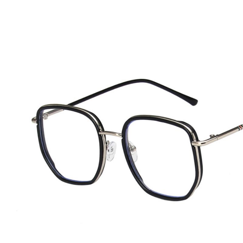 

Irregular Big Frame Clear Glasses Oversize Fashion Myopia Nerd Spectacles -0.5 -1.0 -2.0 -3.0 -4.0 To -6.0 No degree 0