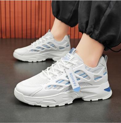 Męskie oddychające sportowe casualowe buty siateczkowe letnie miękka podeszwa antypoślizgowe buty do biegania na zewnątrz modne miejskie buty studenckie