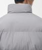 Musinsa Standard Daily Puffer Reversible Fleece Short Padded Jacket [Light Gray/Ivory]