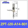 ZPT Vacuum Suction Cup Mini Fitting: Industrial Pneumatic Flat/Pointed Head Anti-Rotation Robotic Arm Holder.