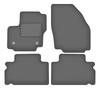 Dywaniki samochodowe welurowe grafitowe: Ford S-MAX MK1 minivan (2012-2015)