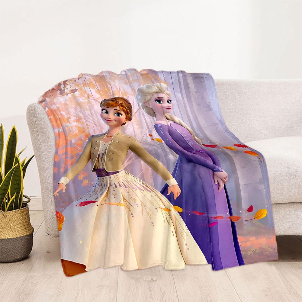 Frozen Friends Adventure Blanket Durable Comfort Suitable for Bedding Bed Livingroom Four Seasons Multipurpose Playful Design