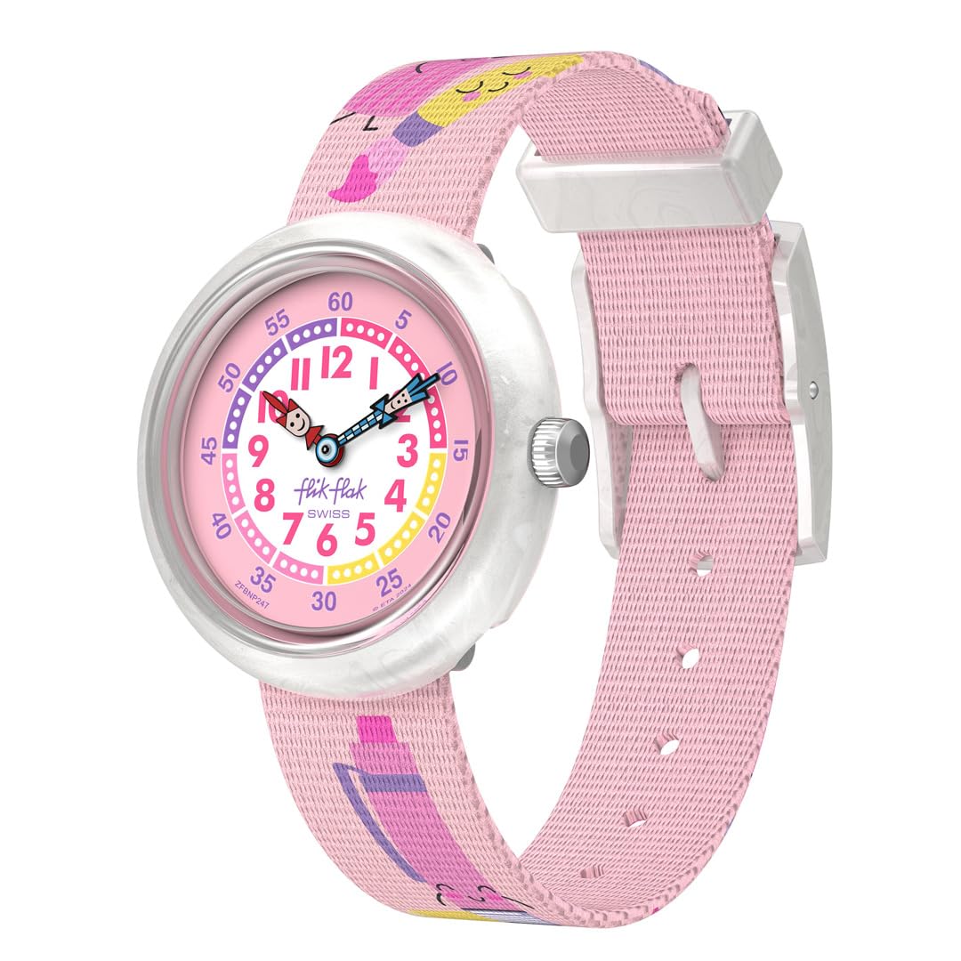 

Часы Swatch Flik Flak in My Bag Розовые FBNP247, Для девочек