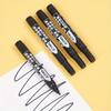 10/50pcs Black Waterproof Markers, Large Capacity Oil-Based Non-Fading Thick Tip Suitable for Logistics Multi-Purpose Use