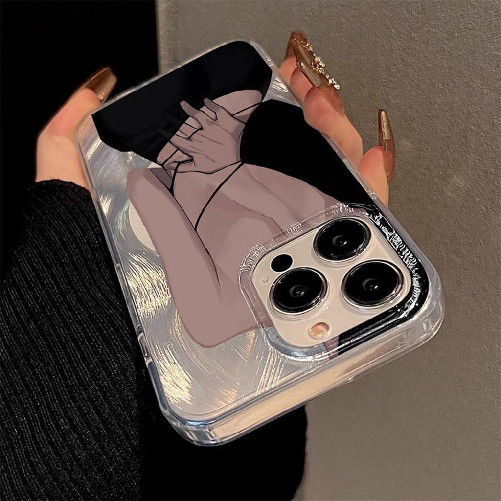 For Apple Magnetic Phone Case High-End for Apple Protective Case Borderless No Yellowing Phone Case Magnetic Phone Case