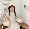Girls Basket Fashion Bag Minimalist Solid Color Toddler Handheld Bag Bucket