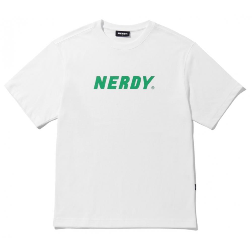 

NERDY Футболка с Коротким Рукавом Big Logo 23SS Зеленая