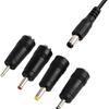 Adapter Charging Cord DC Connector USB To DC Jack Interchangeable Plugs DC Power Supply Adapter