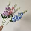 72cm Artificial Delphinium Flower Moisturizing Real Touch Delphinium Stem Lifelike Simulation Flower Office Decor
