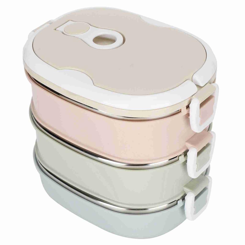 Lunch Box Portable Stainless Steel Food Container for Student Children Work