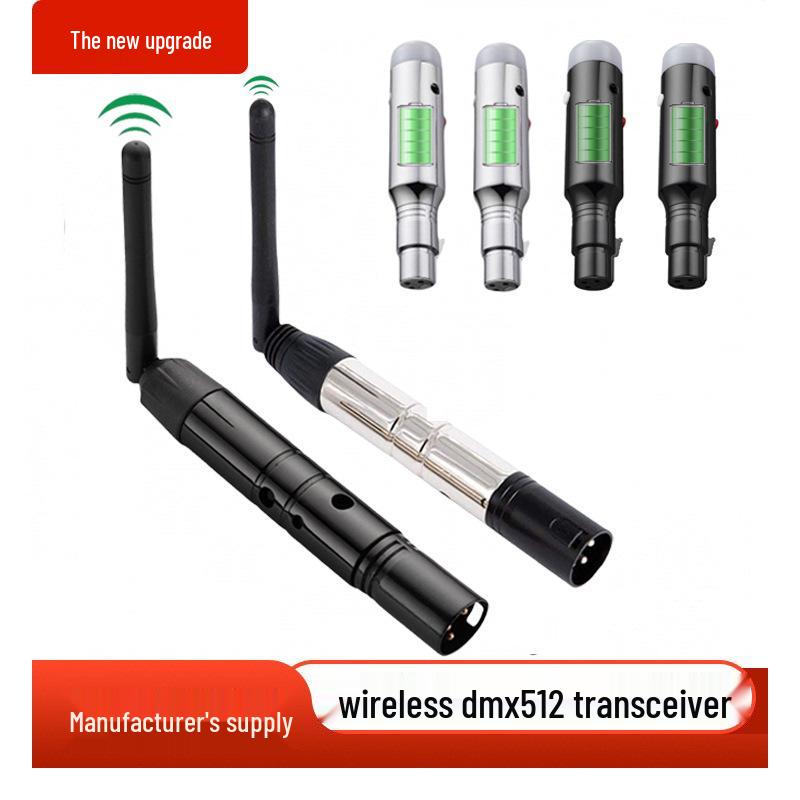 DMX512 Wireless Lighting Controller with LCD: Transceiver, Transmitter, Receiver for Stage Lights