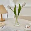 Nordic Creative Glass Vase Simple Transparent Vase Water Nourishing Flower Arrangement Living Room Decoration Modern Home Decor