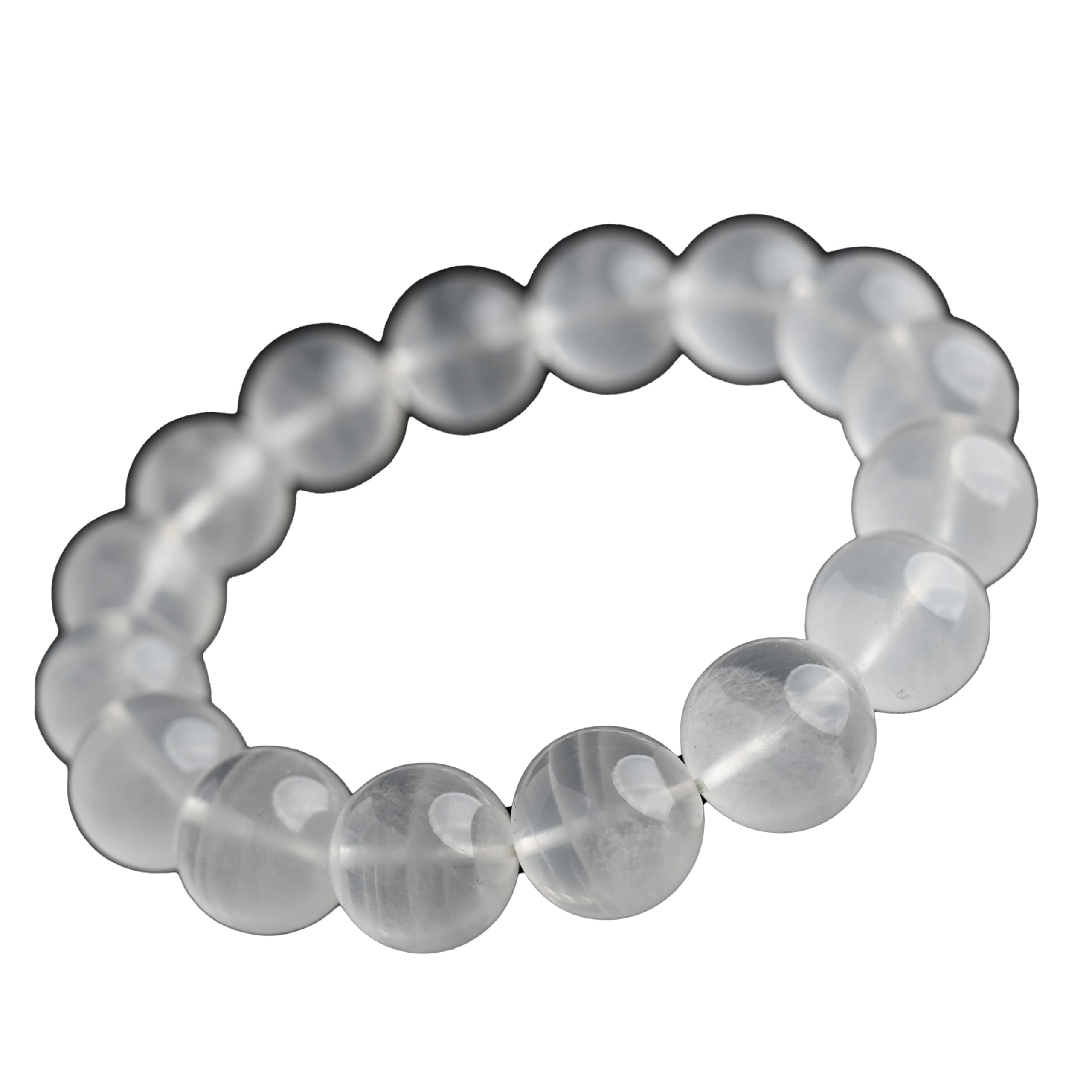 

Эйгадо Лемский Семенной Кварц 16 Внутренняя Природная Сила Браслет на Удачу, бусины, 13,5 мм, Диаметр Прибл.. 18см, Камень, Камень, Шарм, 2507-Браслет-Лем-02 белый