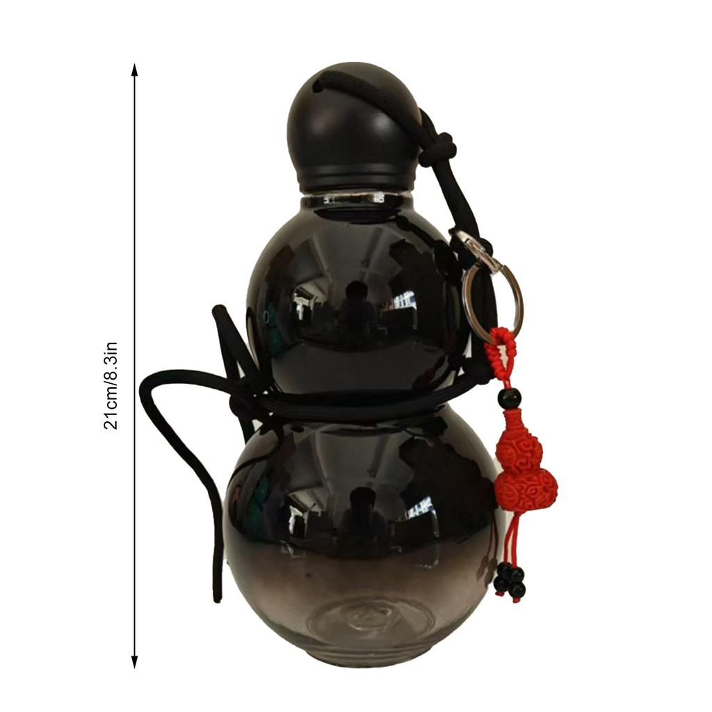 Portable Drinking Gourd Gourd Water Bottle PC 800ml Insulated Chinese Retro Portable Sports Water Bottle for Men Women