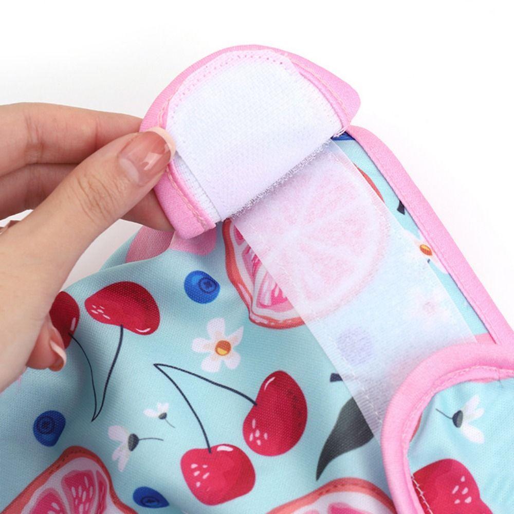 Floral Print Dog Underwear Diaper Adjustable Female Dog Diapers  Physiological Period