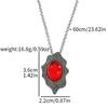 Devil May Cry 5 Dante Collar Metal Zircón Rojo Colgante Souvenir del Juego - Joyería Periférica Coleccionable del Juego Regalo