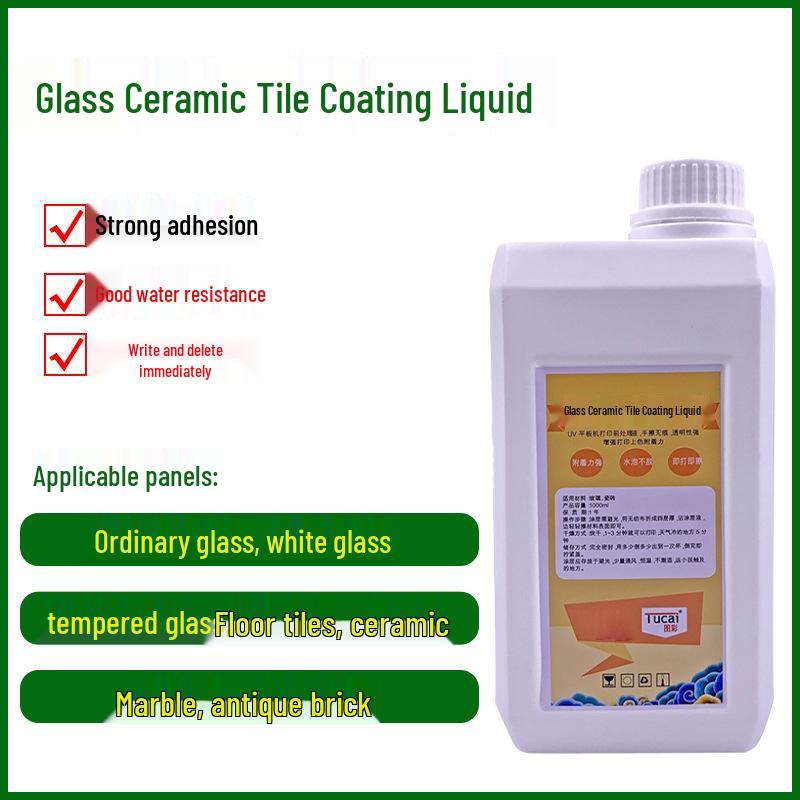 UV Coating Liquid for Acrylic, Plexiglass, Metal, and PVC Printer Adhesion