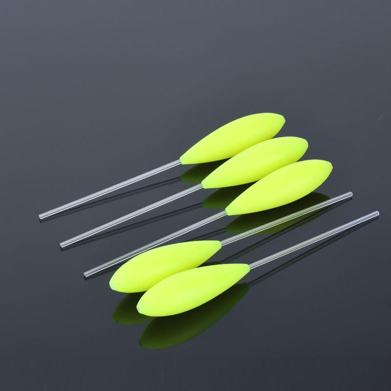 5 Pack Fishing Float Durable Non-toxic Plastic Buoy Tube High Sensitivity Bait Float for Sea Fishing Outdoor Activities