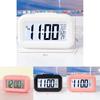 Pink Cartoon Student Timer Alarm Clock With Lcd Display Calendar Night Light For Kids