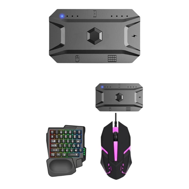 Hochpräzise Hintergrundbeleuchtete Tastatur und Mobile Gaming-Maus Kombination Anpassbare Makrofunktion 800-3200 DPI Einstellbar