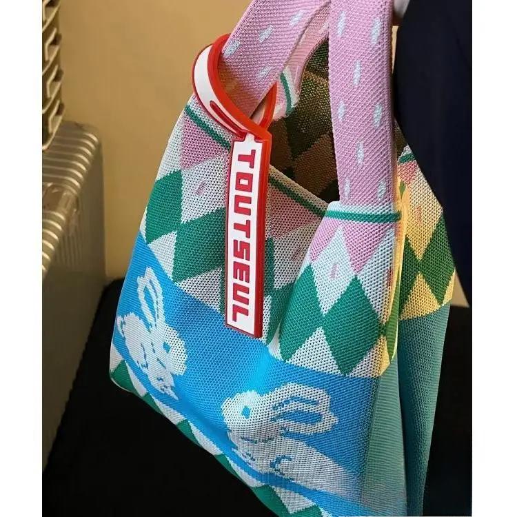 Women's mesh wrist bag casual shoulder crossbody bag