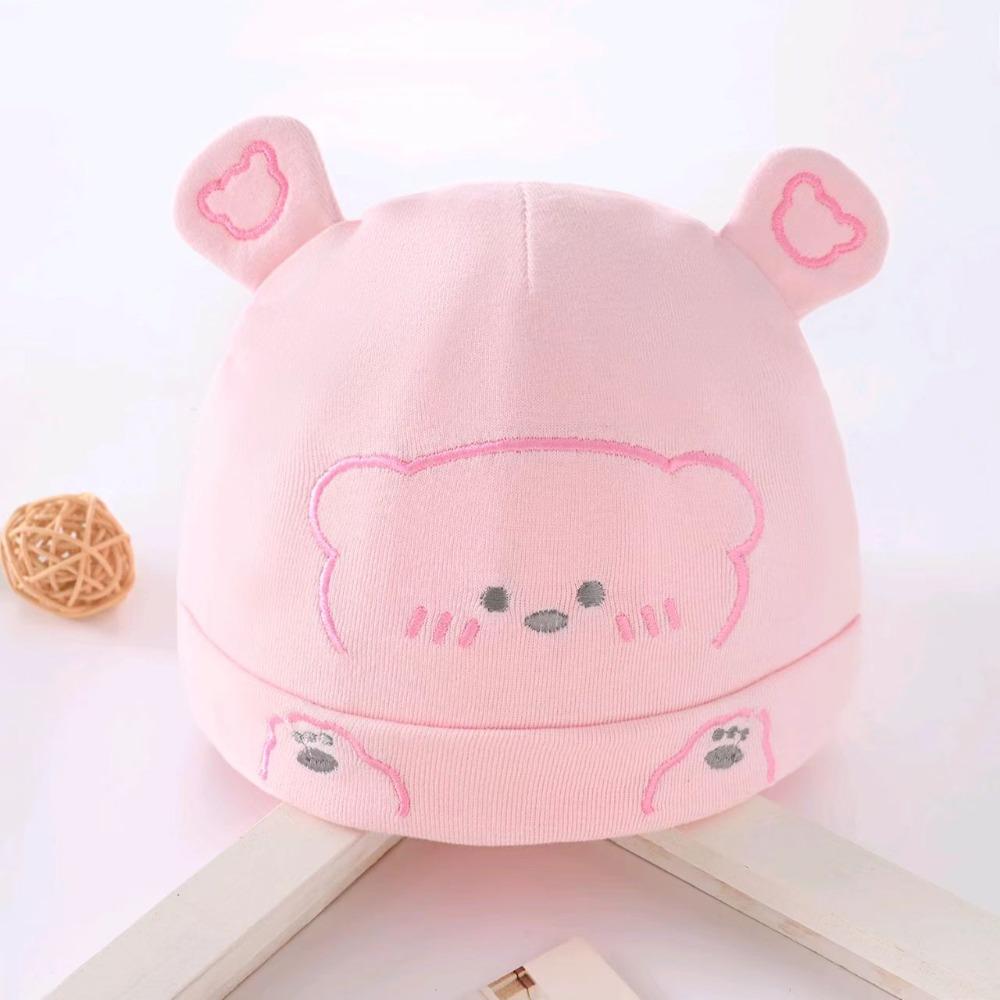 0-6 Month Baby Beanies Autumn Winter Soft Infant Cap Cute Cotton Newborn Fetal Hat Outdoor