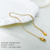 Emanco High-end Oxidation-free Adjustable Multifunctional Anklet with High-gloss Mirror-polished Flat Chain Anklet