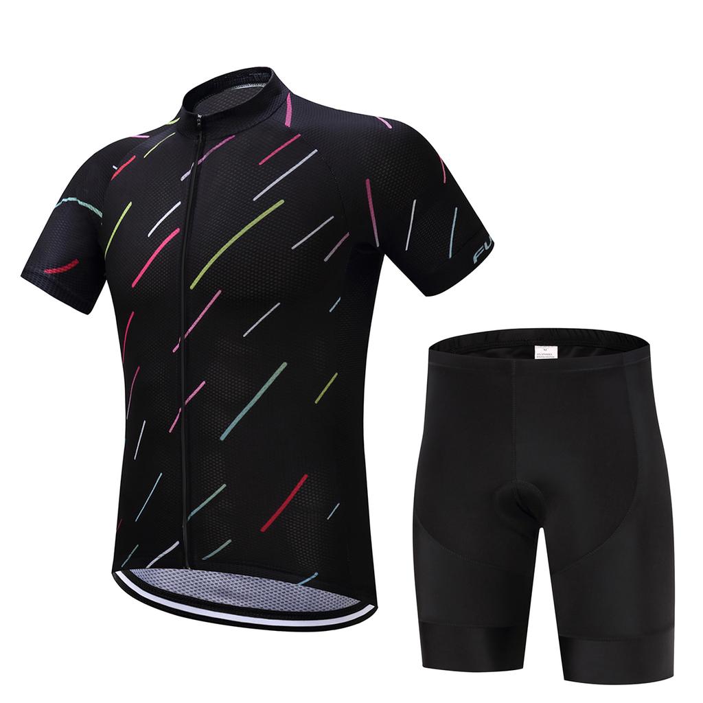 Men's Short Sleeve Cycling Wear Set Quick Dry Biking Shorts for Professional 2026 Summer Breathable Outdoor Sports Cycling Suit Set