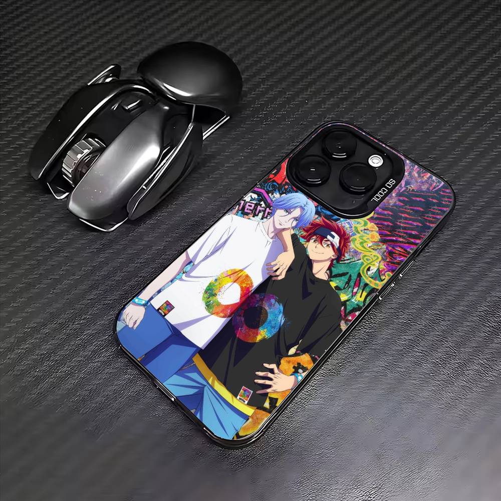 S-SK8 ANime the InfinityS  Phone Case For iPhone17,16,15,14,13,12,11 Plus,Pro Max Colored Silver Plated Inside Cover