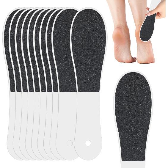 10 Pack Foot File,Foot Callus Remover Professional Sandpaper Pedicure Tools, Double Side Foot Scrubber, Sander for Dead Skin Foot Rasp Pedicure for
