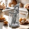 Hollow Chopsticks Tube Rectangular Simplicity Nordic Wind Knife Fork Spoon Drain Rack Kitchen Countertop Tableware Storage Shelf