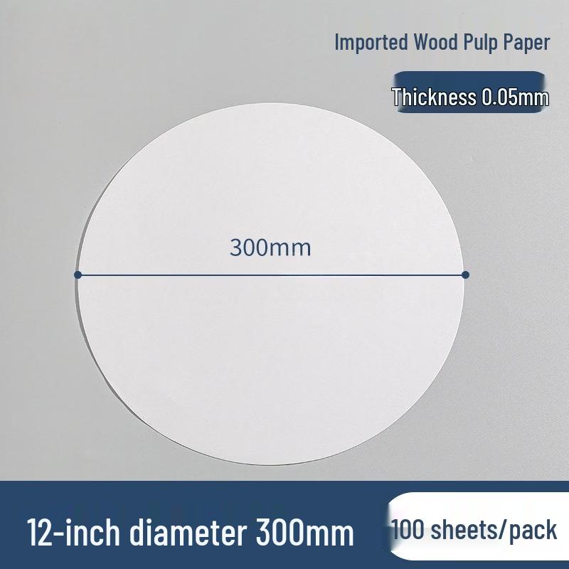 12-inch Anti-static Dust-Free Wood Pulp Paper, 100 Sheets
