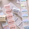 120 Stickersroll Thank You Stickers Cake Bakery Baking Decoration Self-Adhesive Labels Gift Packaging Sealing Stickers