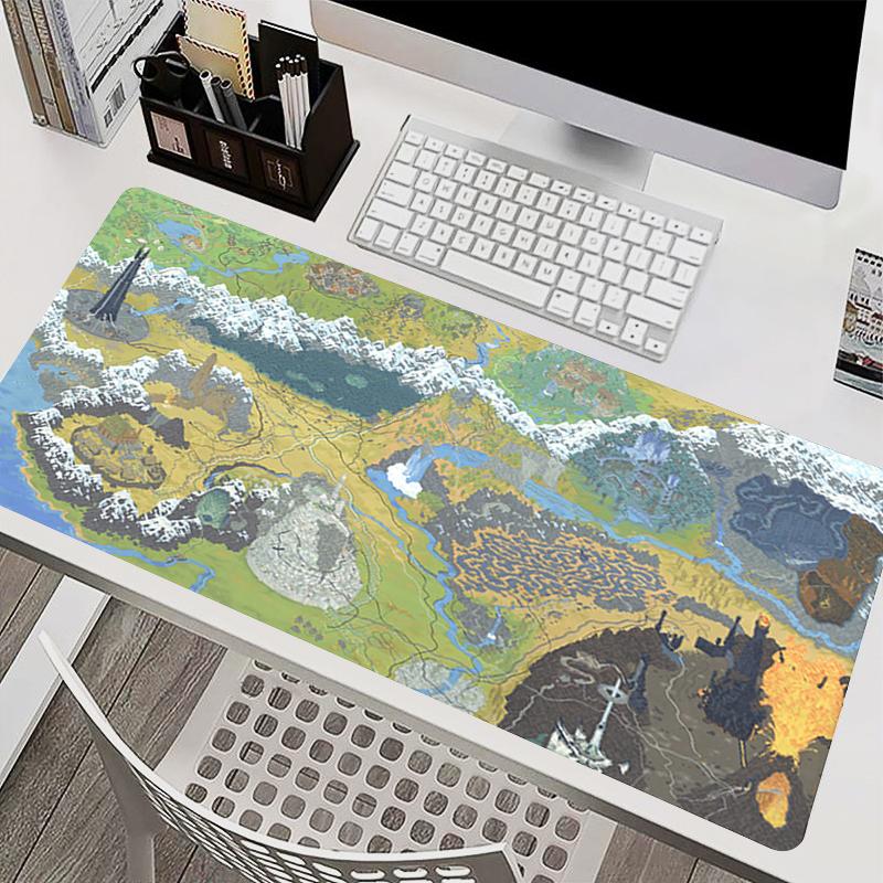 Natural Rubber Mouse Pad T-The Lord of the Rings Large Desk Mat Game Carpet Computer Mouse Mat Non-Slip Extended Gaming Mousepad