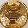 CHANEL COCO Mark Earring vintage Plated Gold 21.1g Women Used