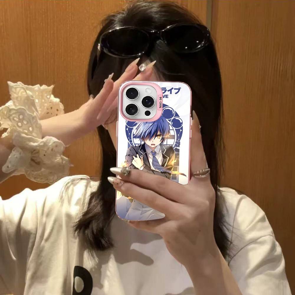 Date A Live Cartoon Phone Case For IPhone 17 16 15 14 13 12 11 Pro MAX Matte Shockproof Back Anti Fall Matte Cover