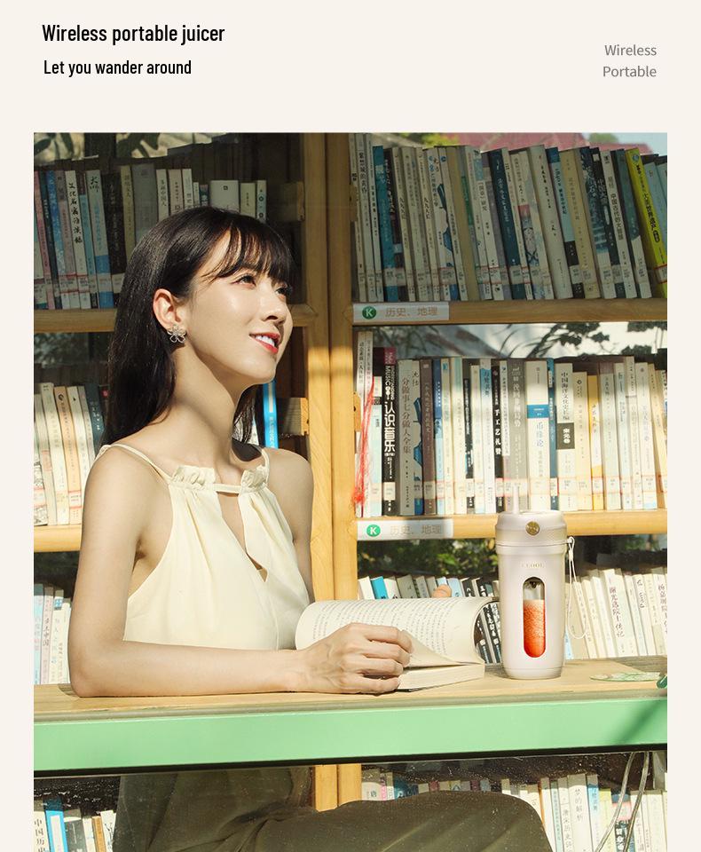 CEOOL Miss President Hordozható Mini Multifunkcionális Gyümölcscentrifuga és Jégzúzó