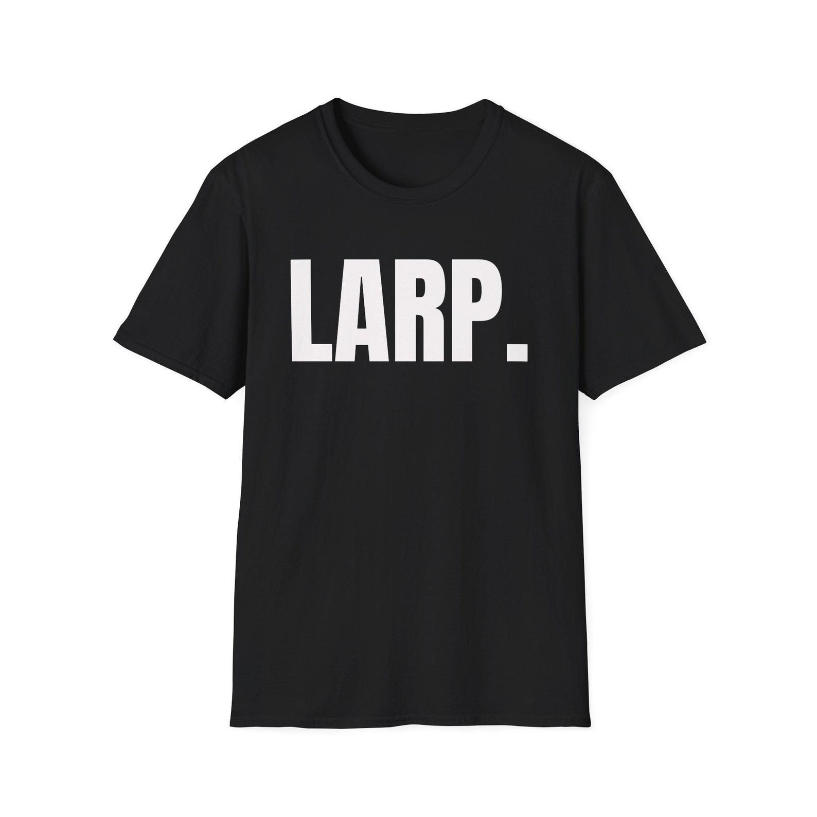 LARP T Shirt | Aesthetic Streetwear | Y2K Minimal Graphic Tee ,Unisex L