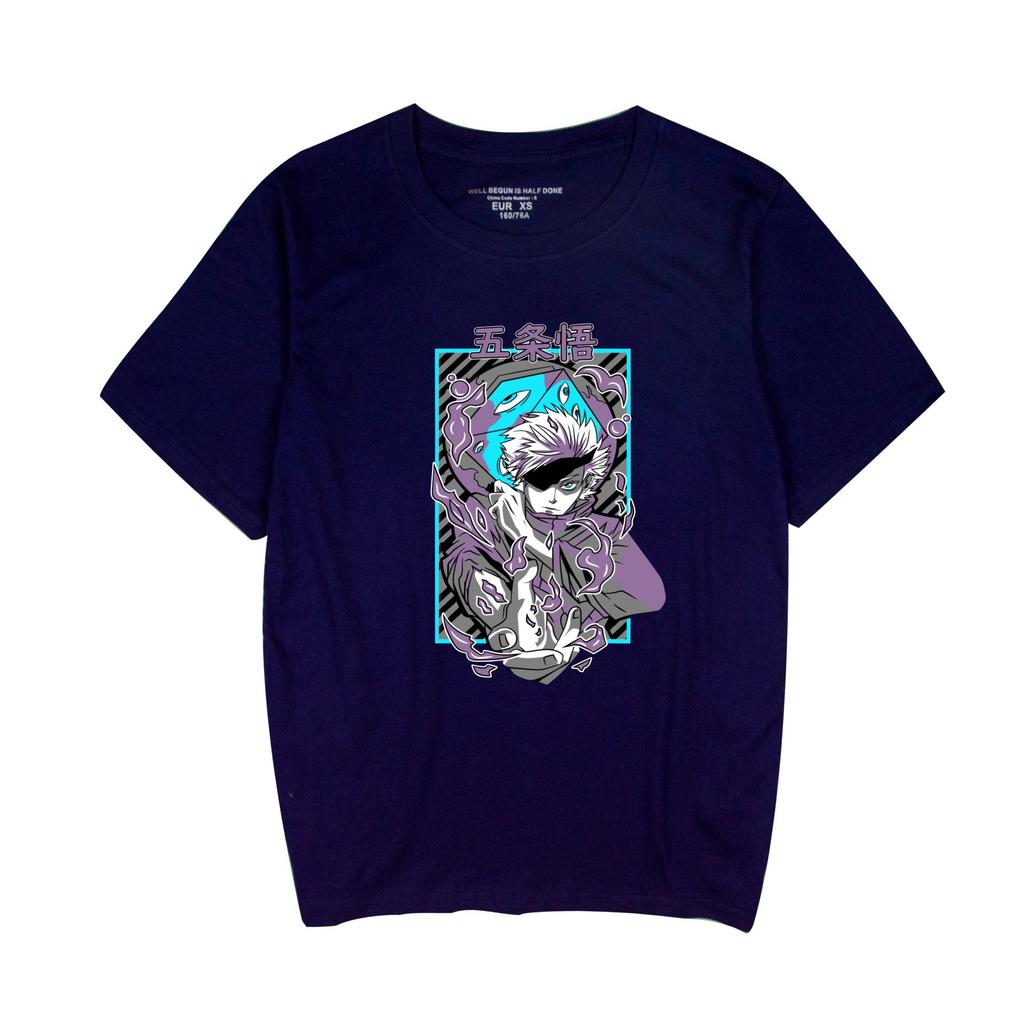 New Anime Jujutsu Kaisen Printed Men's T-shirt Unisex Casual Fashion Street Harajuku Style Short-sleeved Tops T-shirt