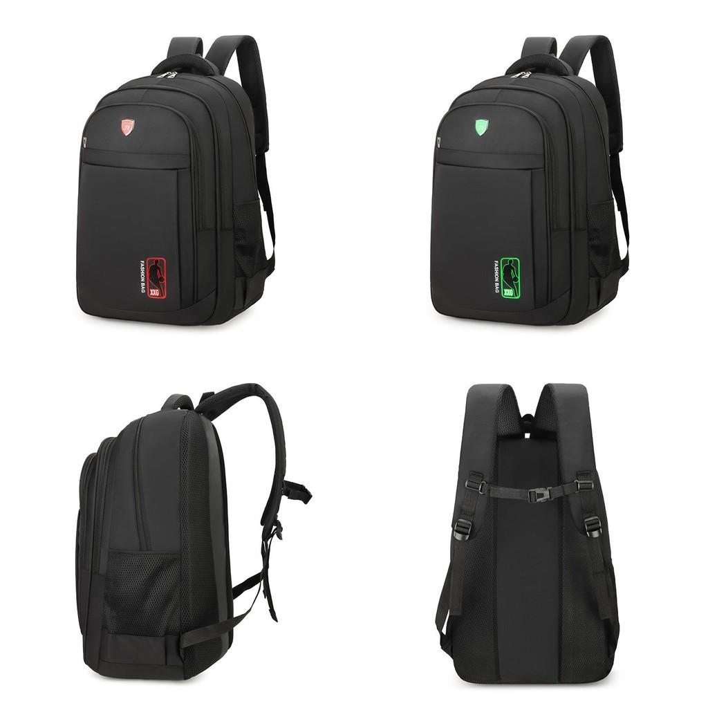 Oxford Fabric Casual Travel Backpack With Letter Printed For Students And Commuters