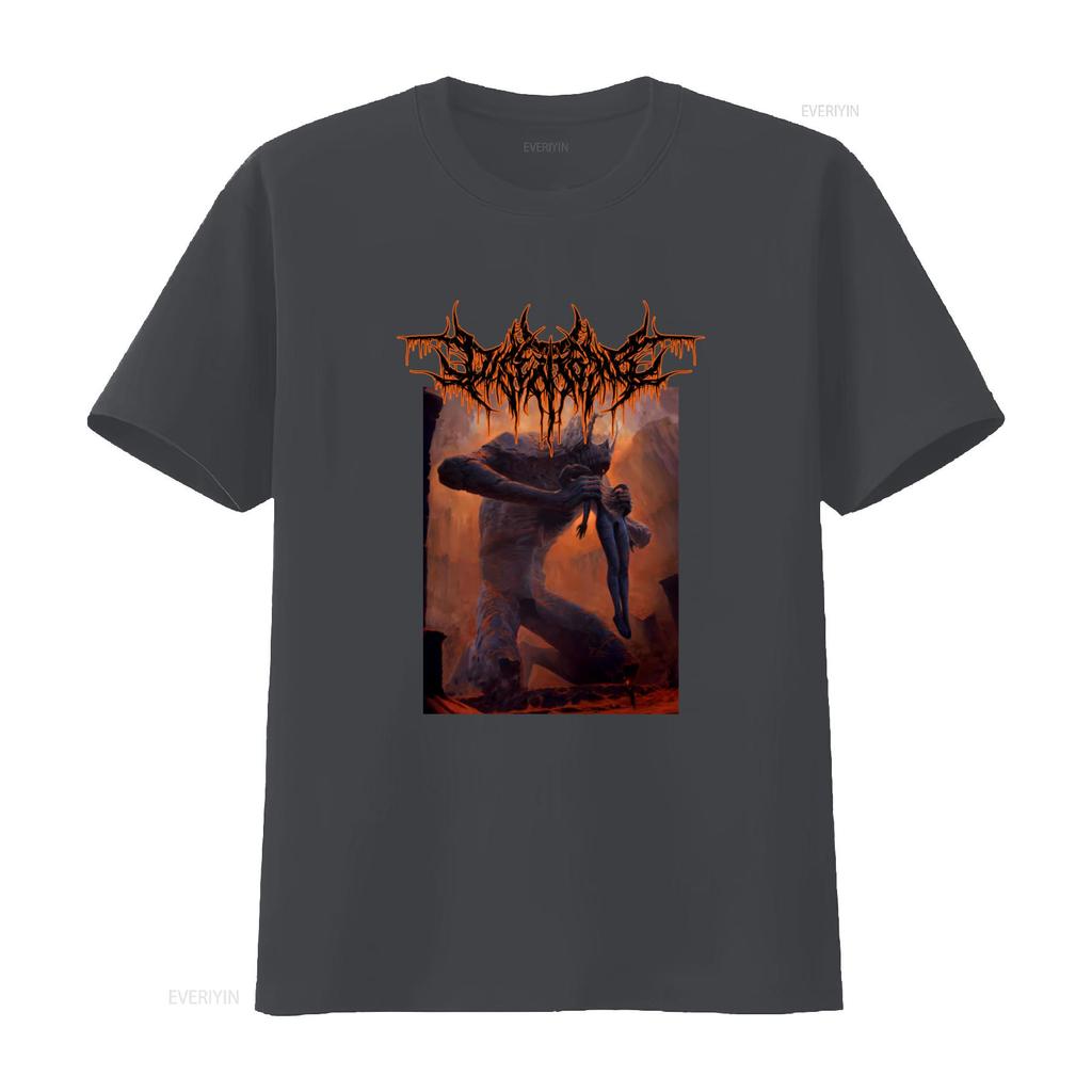 DISENTOMB The Decaying Light T Shirt Dark Fantasy Monster Art Print for Men Vintage Washed Stylish Top For Everyday Wear
