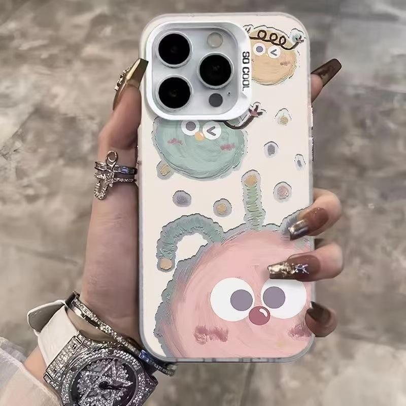 New cute applicable iphone17 mobile phone case Apple 15promax/14 anti-drop 13pro12 high value 16
