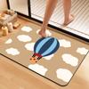 Diatom mud cushion bathroom absorbent floor mat toilet non-slip foot mat toilet door carpet bathroom door mat