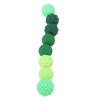 8Pcs Sensory Magnetic Balls High Elasticity Vibrant Colors Textured Fidget Toy Finger Toy Green