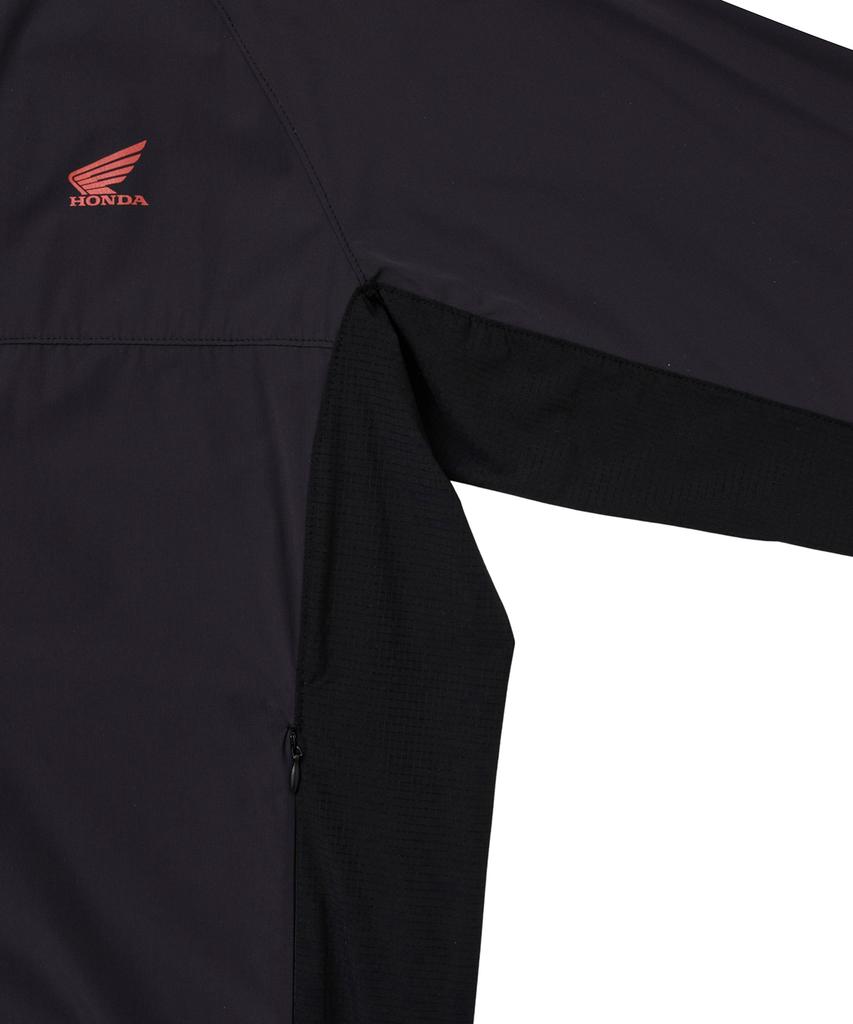 Phyps Motorcycle Tokyo Motorcycle Light Weight Hoodie Zip-Up Black