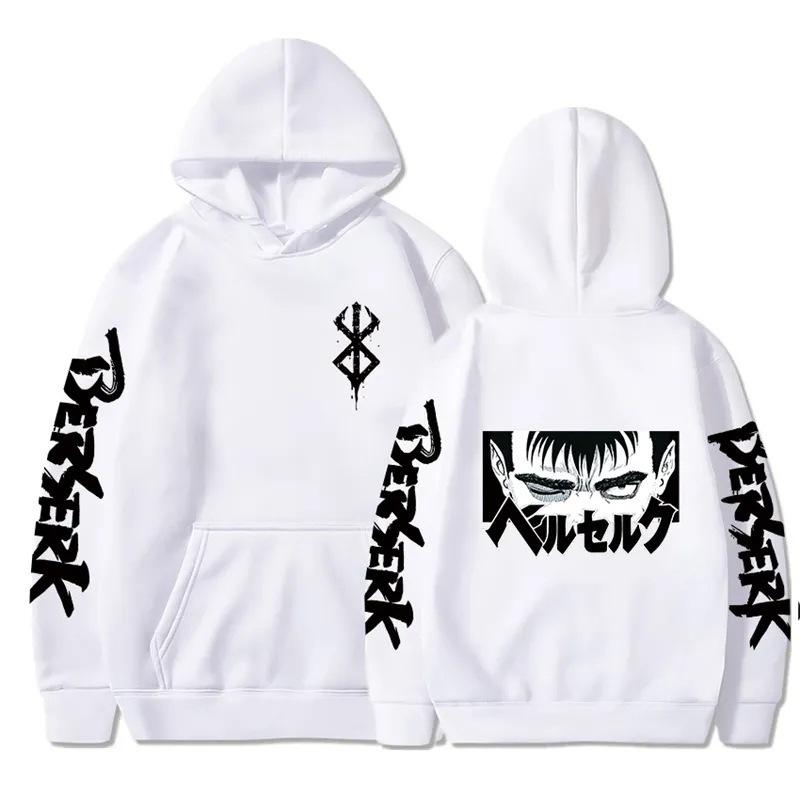 European-Sized Berserk Anime Streetwear Hoodie - Autumn/Winter Cotton Sweatshirt.