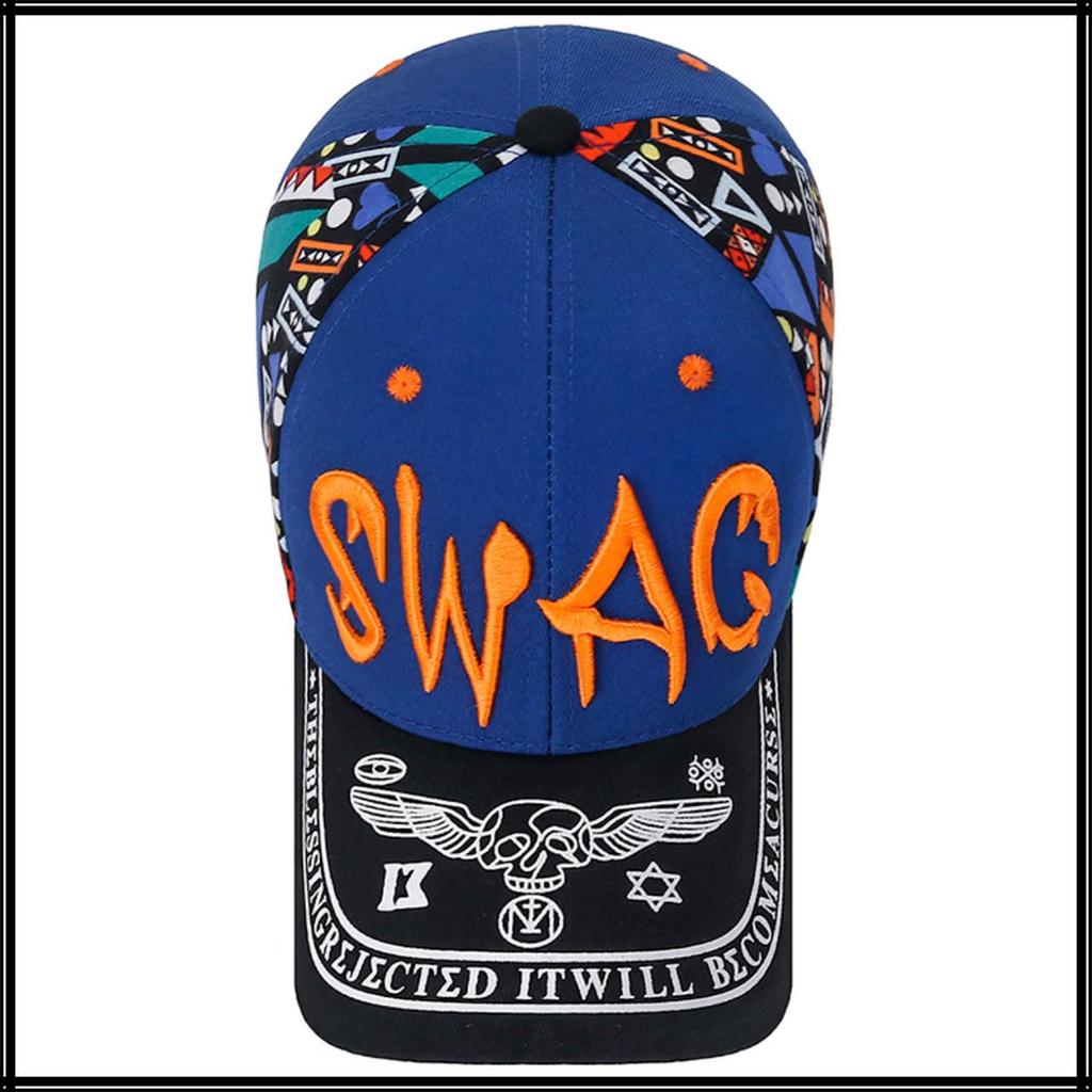 Monogramm-Stickerei Kappe Design Street Fashion Stilvoll CZ805 [Weißer Zahn] Herren Damen (Rose)