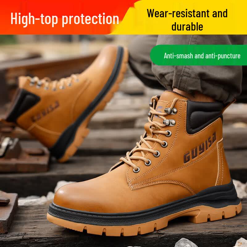 JINGTU F063YW Men s Winter High-Top Safety Boots 43