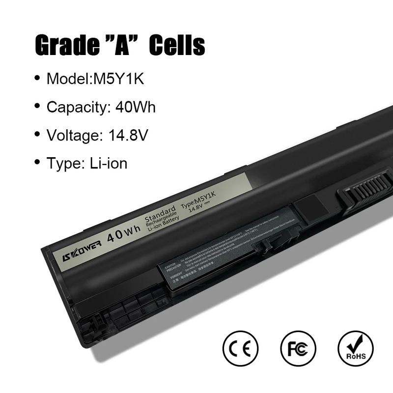 SKOWER 40Wh M5Y1K Battery For Dell Inspiron 14 3000 3451 3452 3458 3551 3558 3567 15 5000 5555 5558 5559 5759 Vostro 3458 3558
