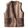 Women's Autumn Winter Lamb Wool Vest Jacket Loose Two Sided Wearing Sleeveless Coat Female Casual Zipper Jackets